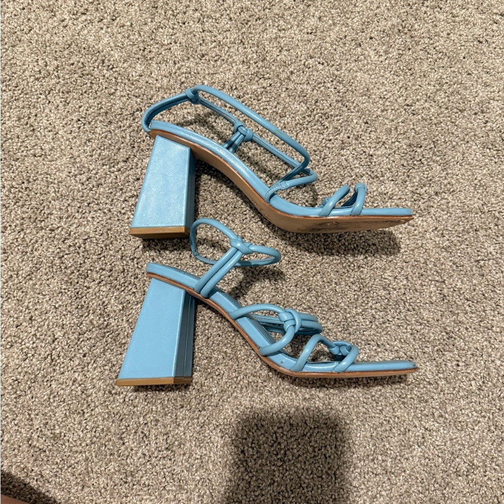 Song of Style Noelle Heel in Blue